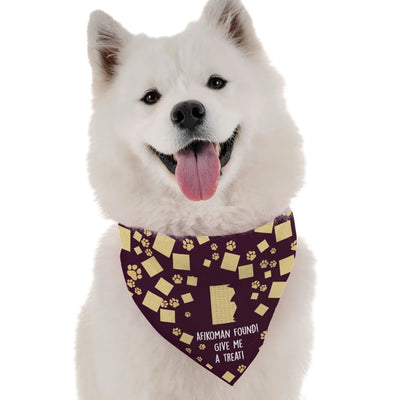 BanDoggie I Found the Afikoman Passover Dog Bandana - Soft Microfiber, Made in USA - Pets Perfect
