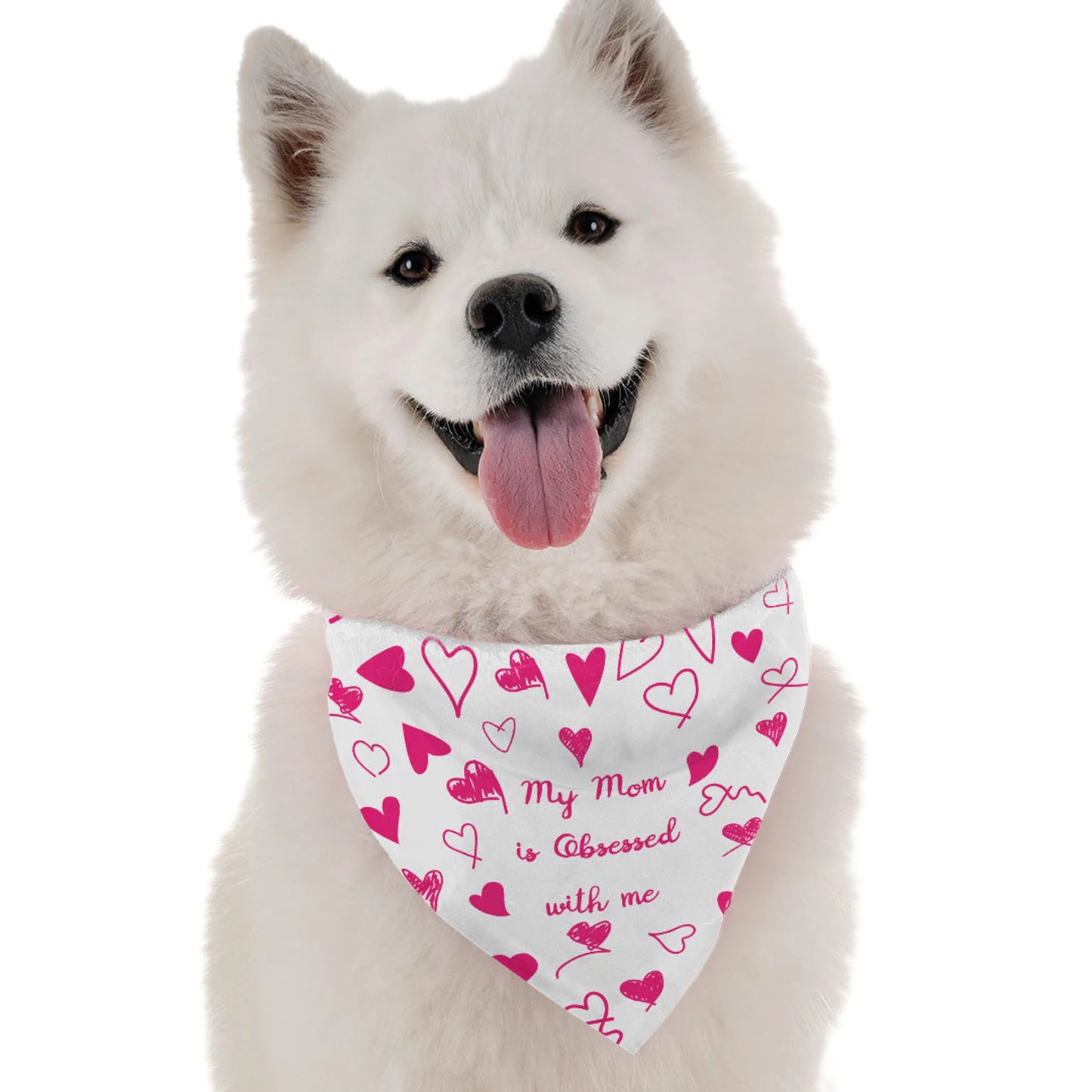 BanDoggie My Mom is Obsessed with Me Funny Dog Bandana