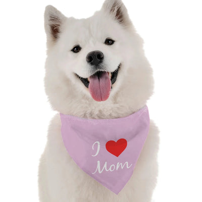 I Love Mom Dog Bandana, BanDoggie - Pets Perfect