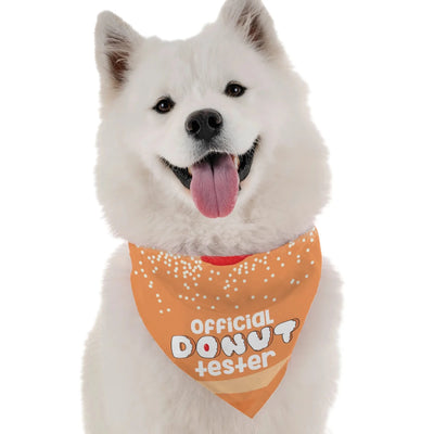Official Donut Tester Dog Bandana by BanDoggies - Pets Perfect