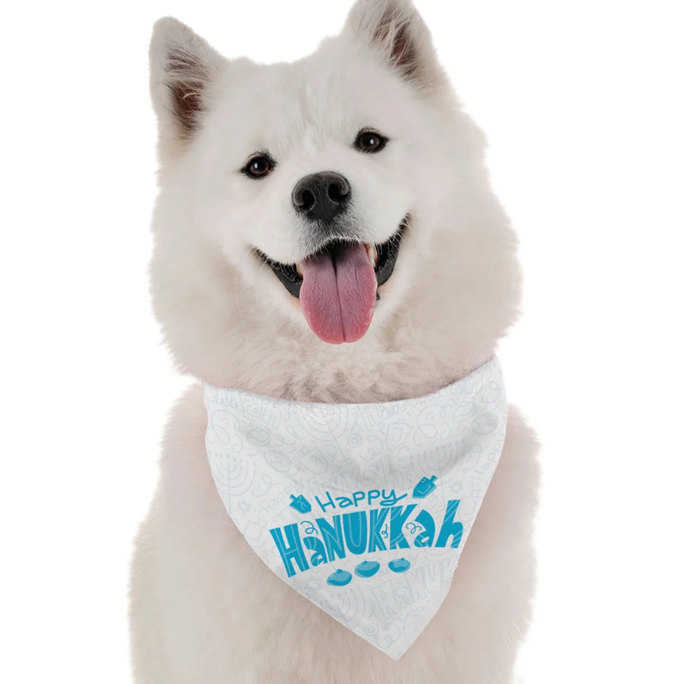 Happy Hanukkah Dog Bandana by BanDoggie - Pets Perfect