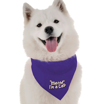 Meow I'm a Cat Dog Bandana by BanDoggies