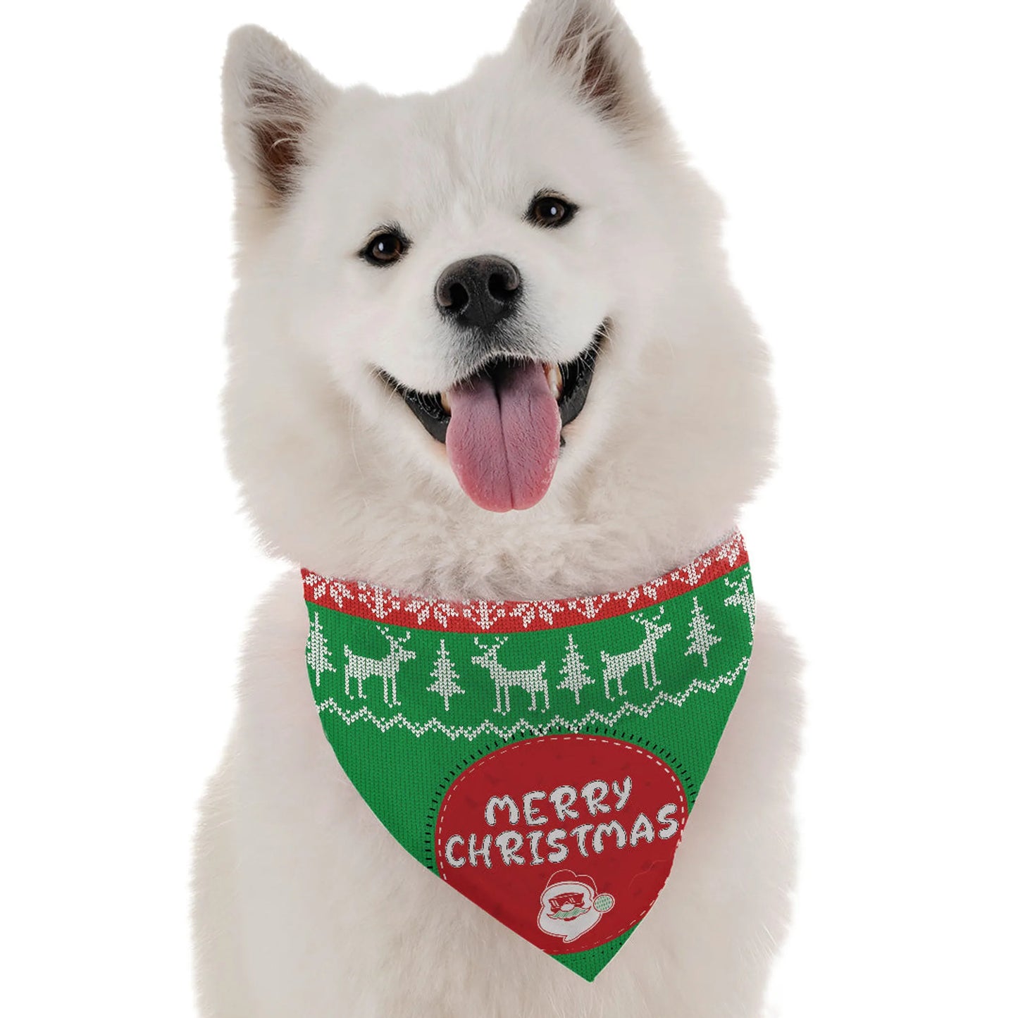 Ugliest Xmas Sweater Dog Bandana by BanDoggie