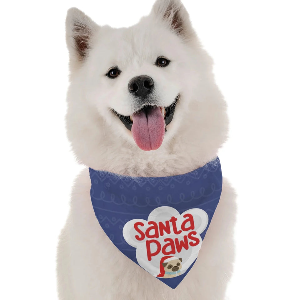 Santa Paws Christmas Dog Bandana by BanDoggie - Pets Perfect