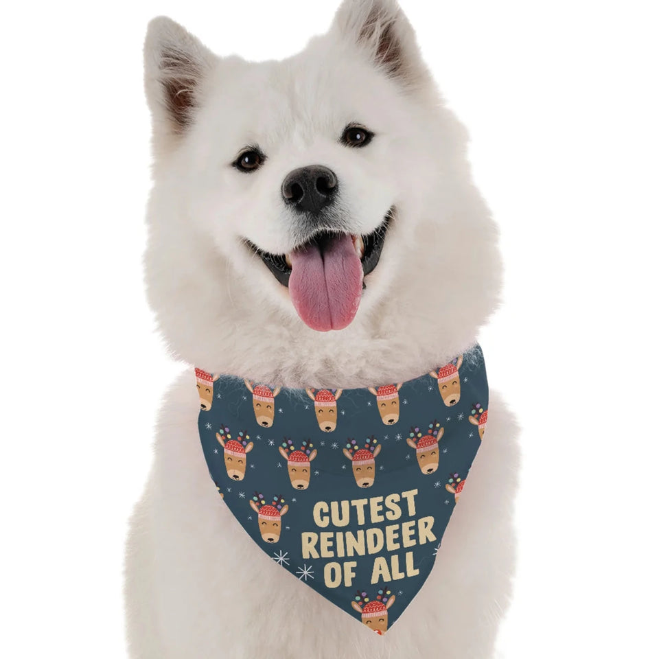 Cutest Reindeer of All Dog Bandana by BanDoggie - Pets Perfect