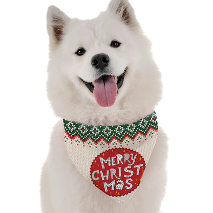 BanDoggie Ugly Xmas Sweater Dog Bandana - Soft Microfiber Christmas Pet Bandana, Made in USA