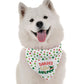 Santa's Little Helper Dog Bandana by BanDoggie