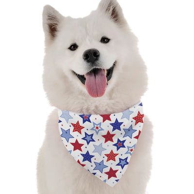 BanDoggie PAWtriotic Dog Bandana - Soft Microfiber 4th of July Pet Bandana, Made in USA - Pets Perfect