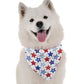 BanDoggie PAWtriotic Dog Bandana - Soft Microfiber 4th of July Pet Bandana, Made in USA