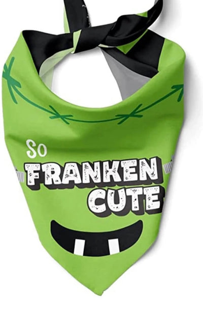 So Franken Cute Halloween Dog Bandana by BanDoggie - Pets Perfect