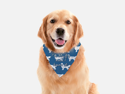 Face Time Dog Bandana by BanDoggie - Pets Perfect