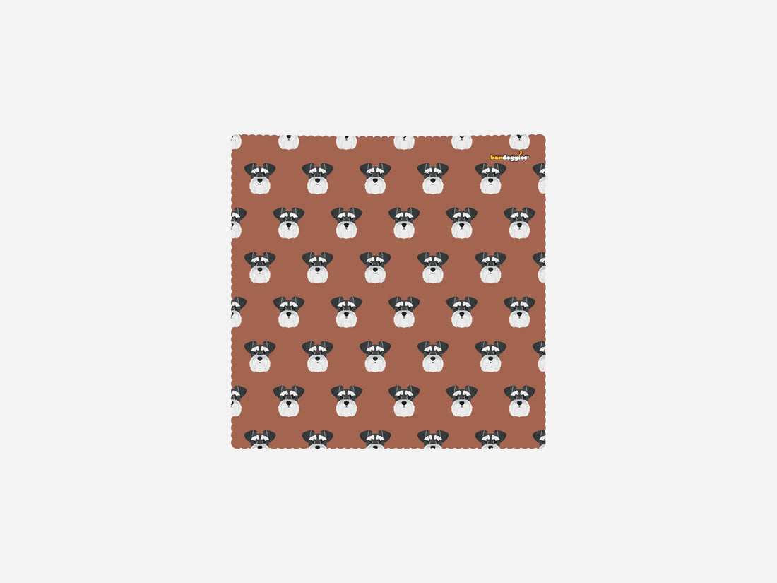 Schnauzer Microfiber Cleaning Cloth