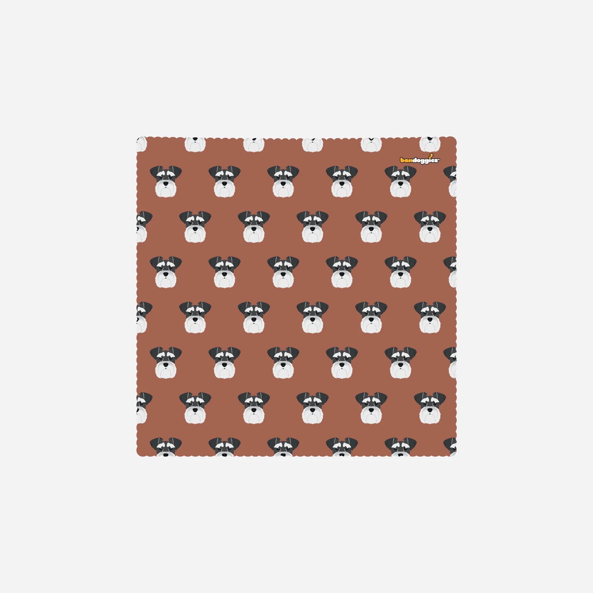 Schnauzer Microfiber Cleaning Cloth