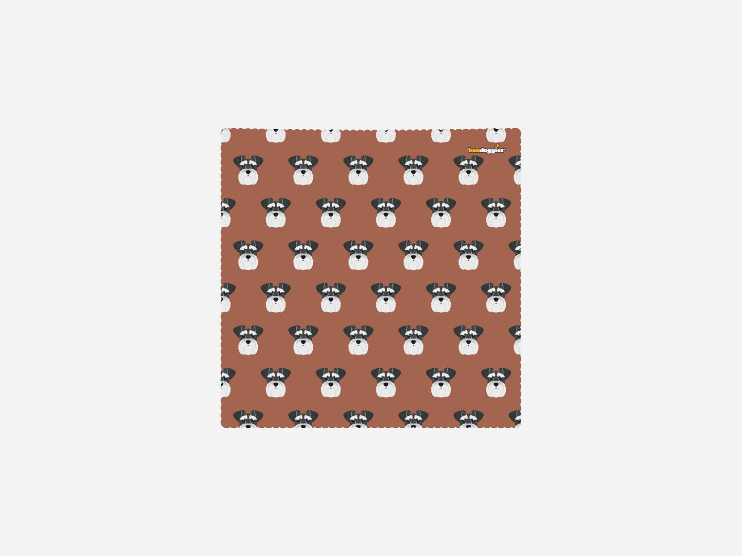 Schnauzer Microfiber Cleaning Cloth