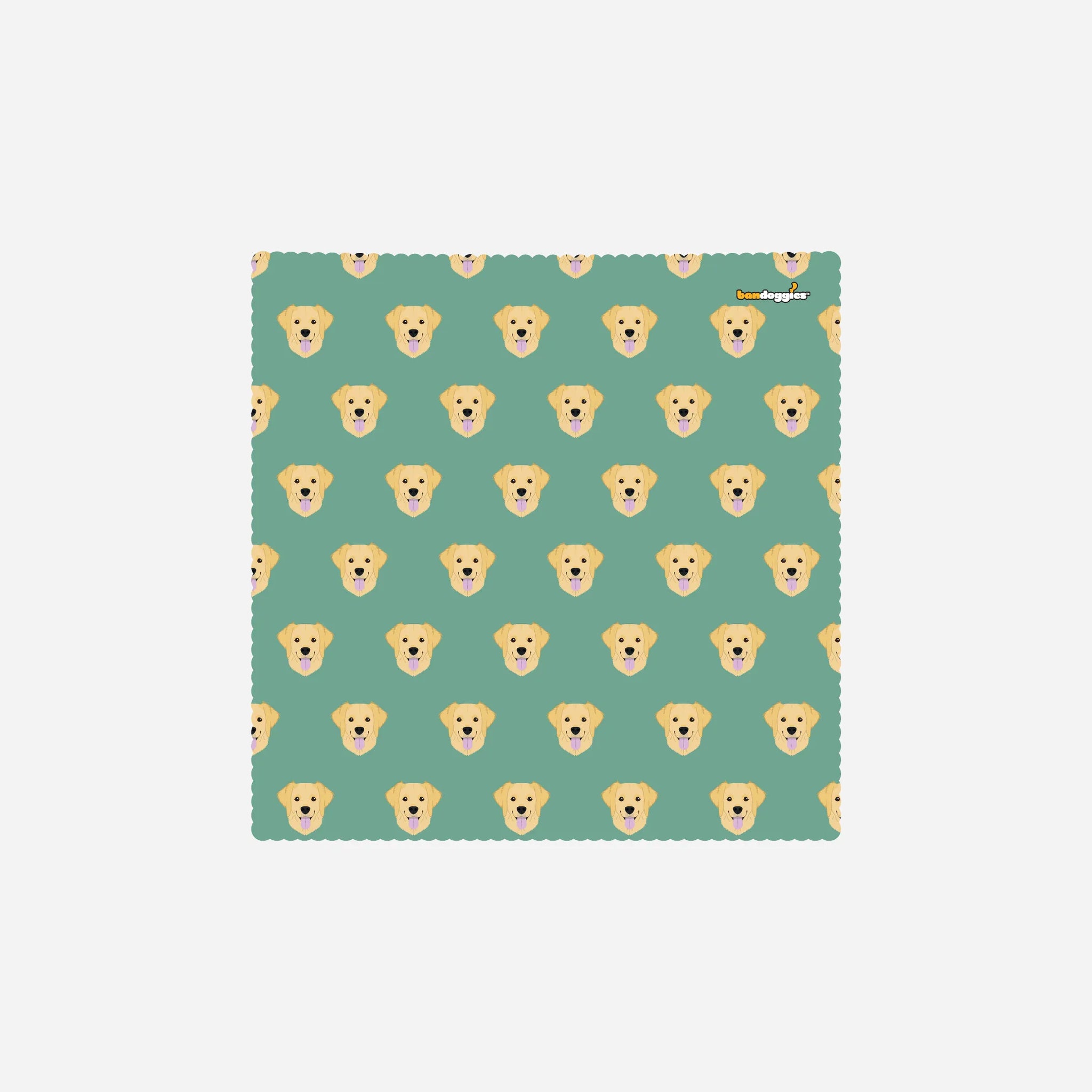 Golden Retriever Microfiber Cleaning Cloth