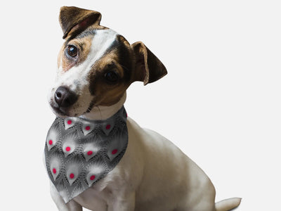 BanDoggie 1940s Retro Style Dog Bandana - Vintage Print Microfiber Pet Bandana - Pets Perfect