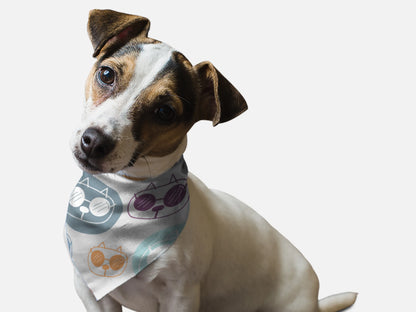 Caturday Saturday Dog Bandana by BanDoggies