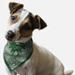 BanDoggie Hunter Green Paisley Western Dog Bandana