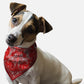 Red Paisley Dog Bandana by BanDoggie