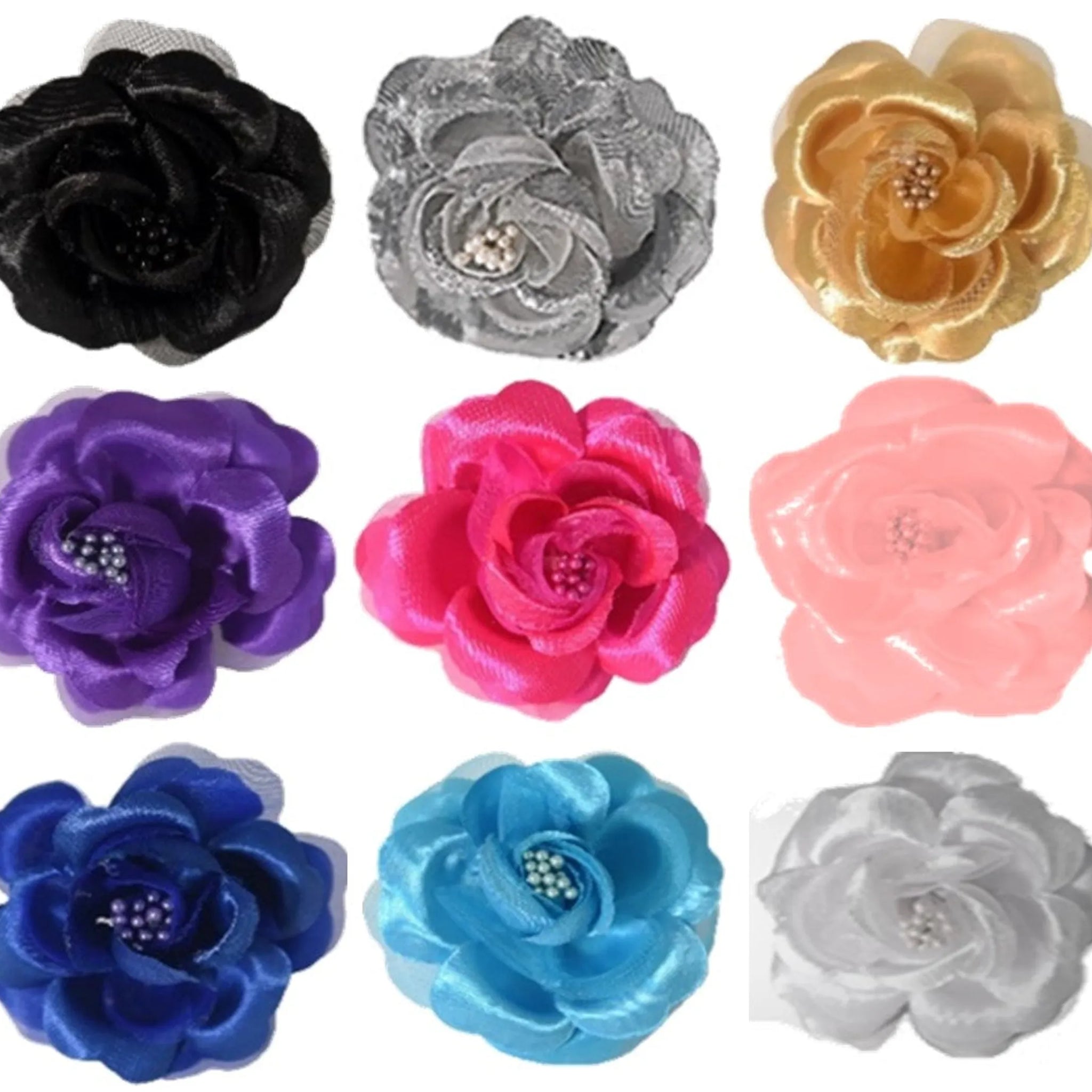 FL2001 | Pearl Rose Dog Pet Bow|Pets Ribbons