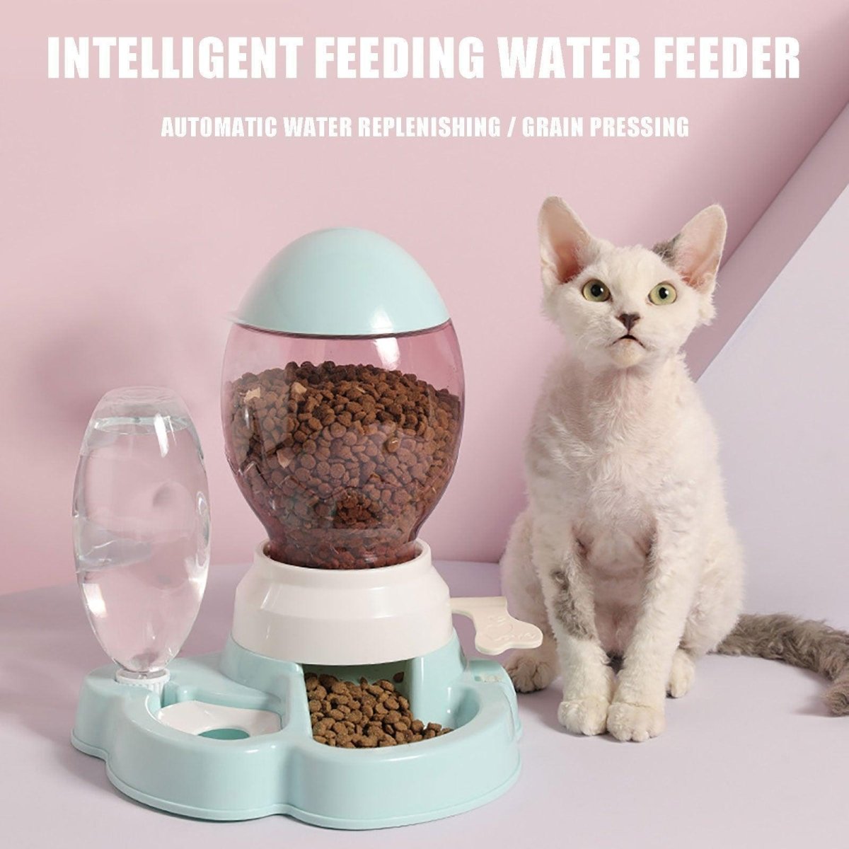 Pet Oasis: The Ultimate Automatic Feeder And Waterer For Cats And Dogs - Pets Perfect