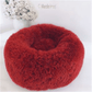 Luxuriously Cozy Round Plush Cat Mattress - Pets Perfect