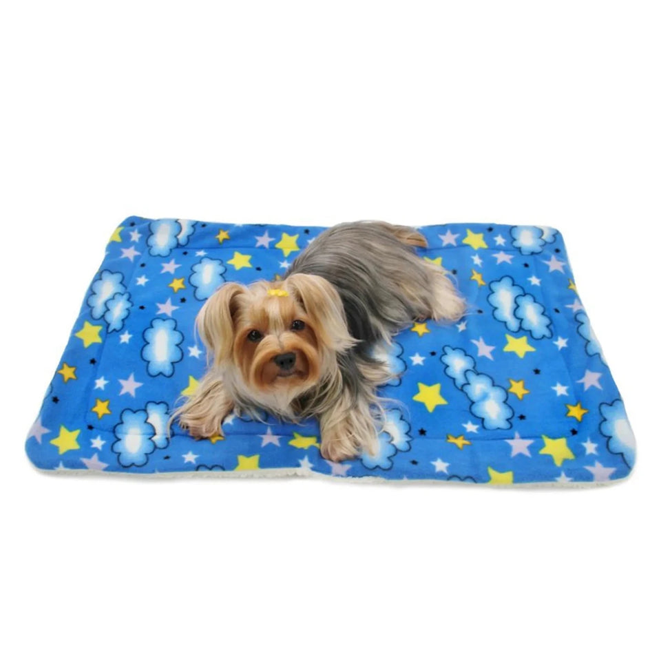 Stars and Clouds Fleece/Plush Blanket - Pets Perfect