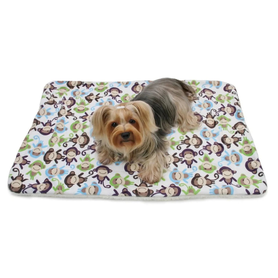 Ultra Soft Minky/Plush Monkey Blanket - Pets Perfect