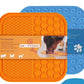 Pawsome Pets Silicone Dog Lick Mat with Dual Feeding Zones - Pets Perfect