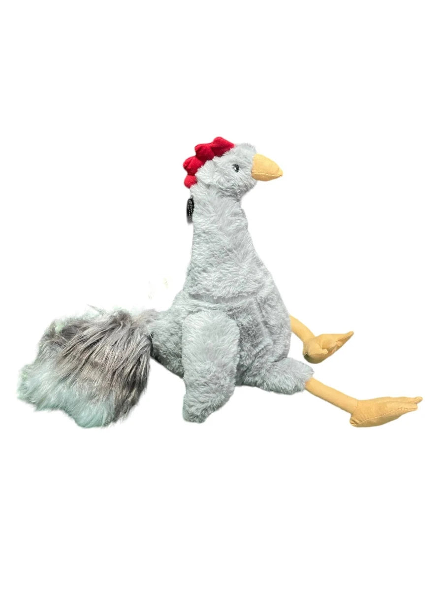 NANDOG My BFF Chicken Crazy Dog Toy Gray - Pets Perfect