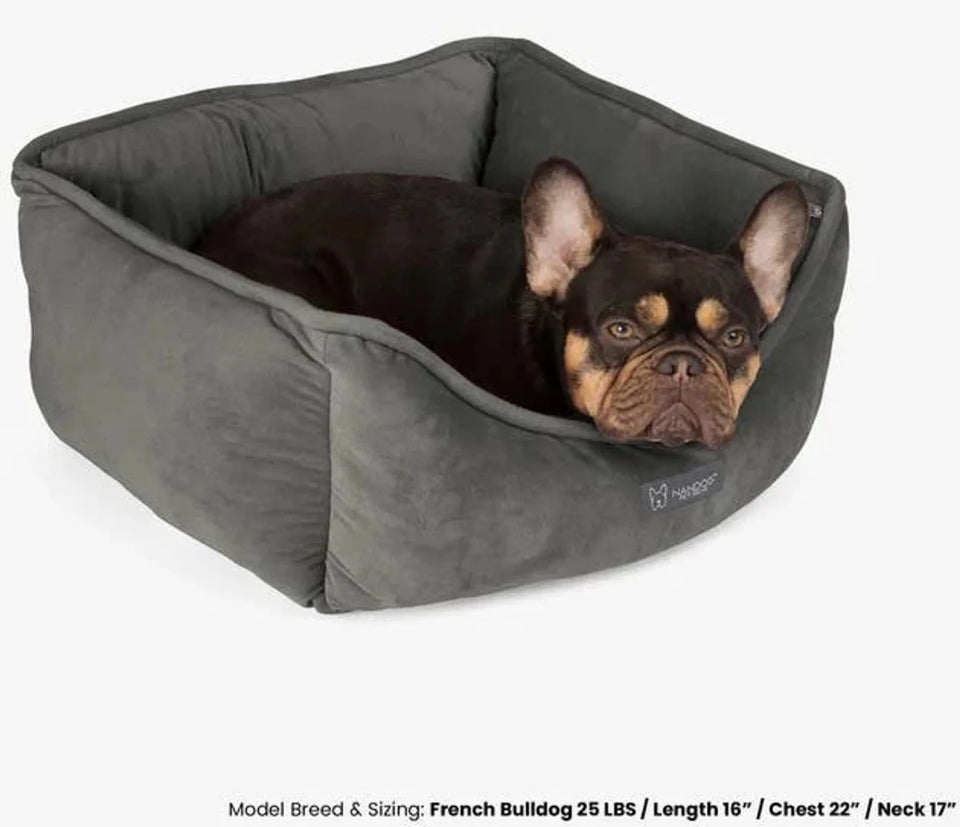 NANDOG Reversible Micro-Plush Fabric Pet Bed - Pets Perfect