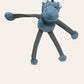 NANDOG My BFF Hipo Blue Bungee Dog Toy