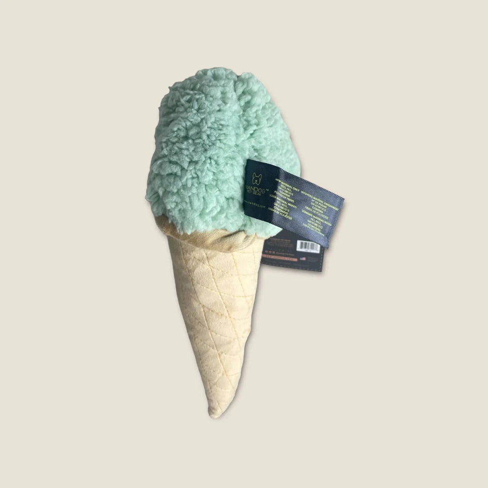 NANDOG My BFF Mint Ice Cream Plush Dog Toy - Pets Perfect