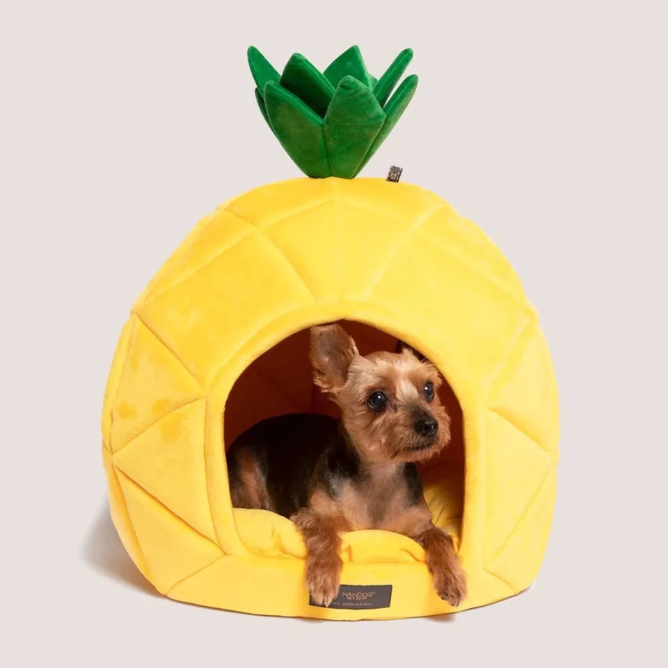 NANDOG Prive Collection Pineapple Bed-LARGE - Pets Perfect
