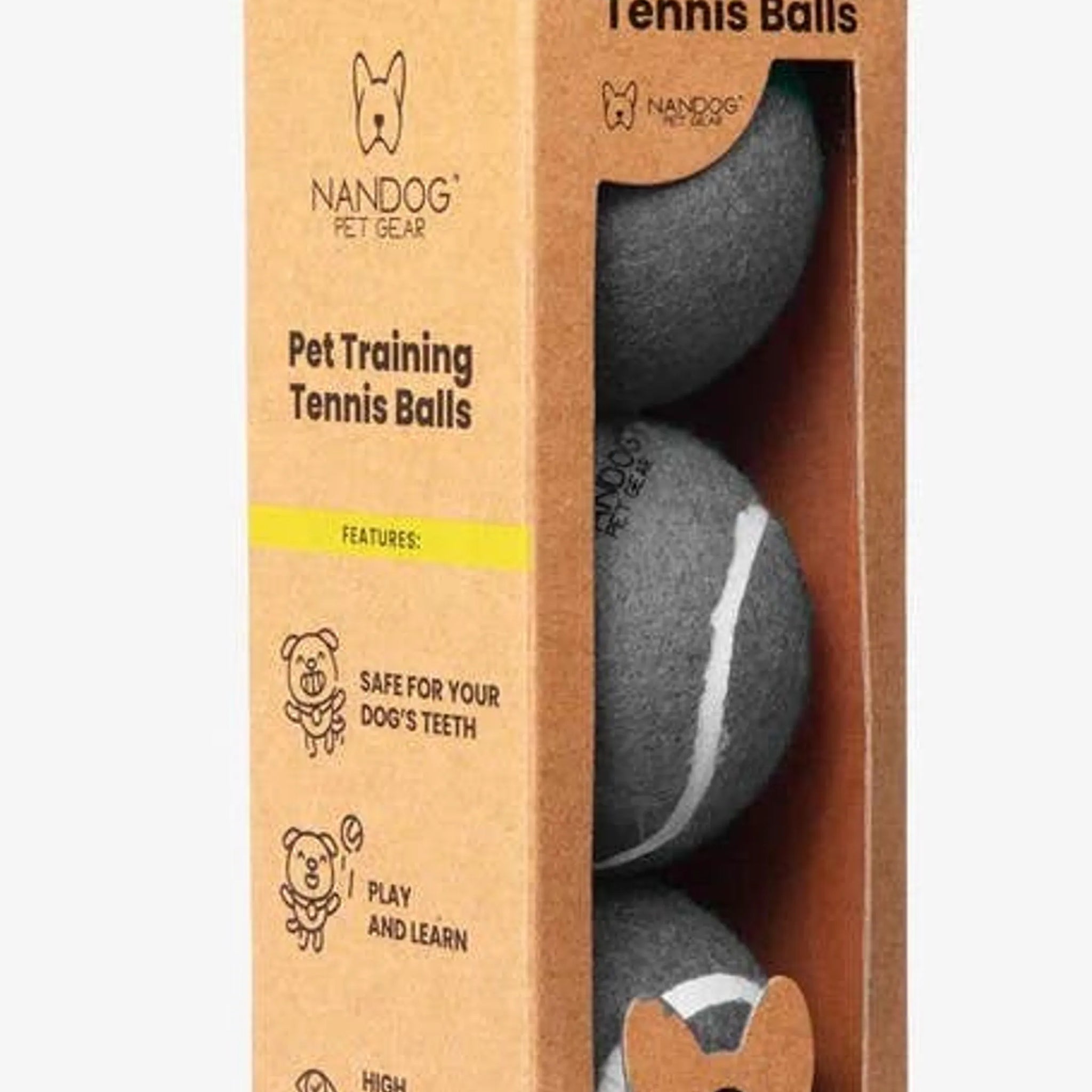 NANDOG Dog Tennis Training Balls Set