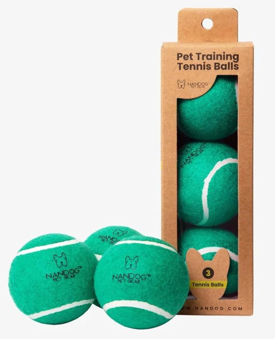 NANDOG Dog Tennis Training Balls Set - Pets Perfect