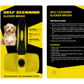 Dog Hugs Cat FurFreeze Self - Cleaning Slicker Brush - Stainless Steel Dog Grooming Brush - Pets Perfect