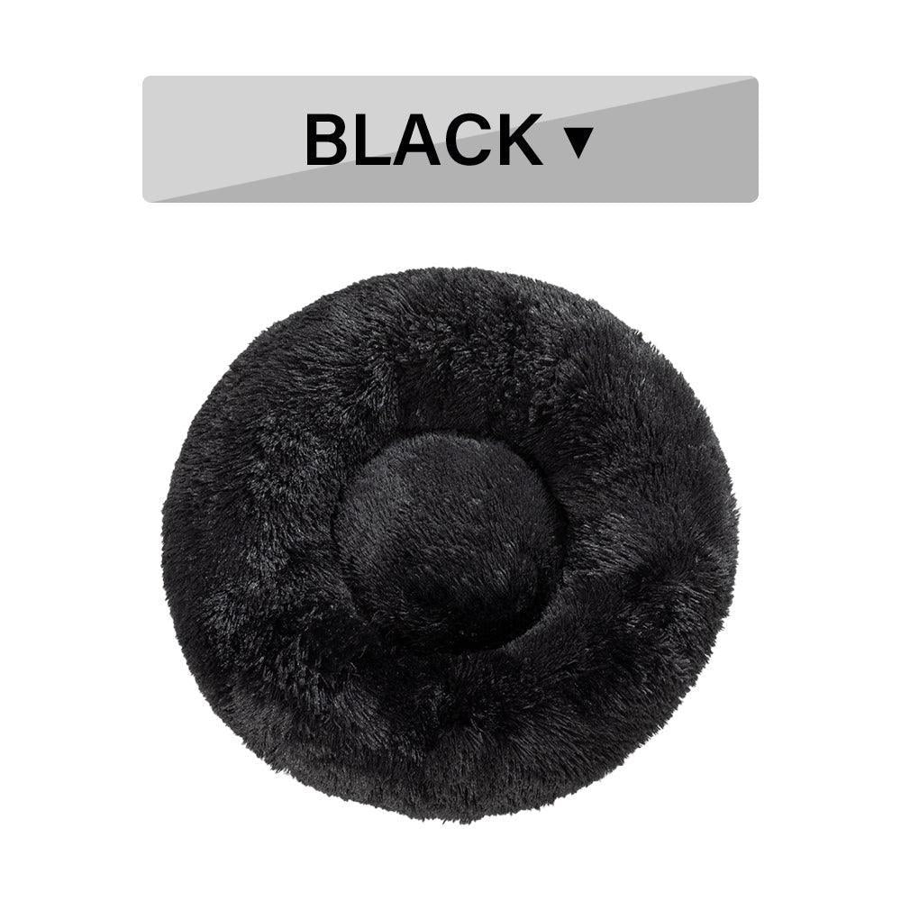 The Snugglepaws Plush Donut Pet Bed: Luxuriously Cozy Haven For Dogs And Cats - Pets Perfect