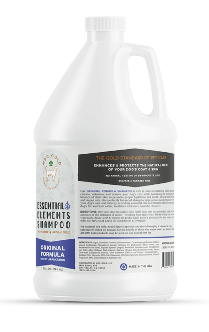 MPC Gold Hemp & Argan Oil Dog Shampoo - 1 Gallon