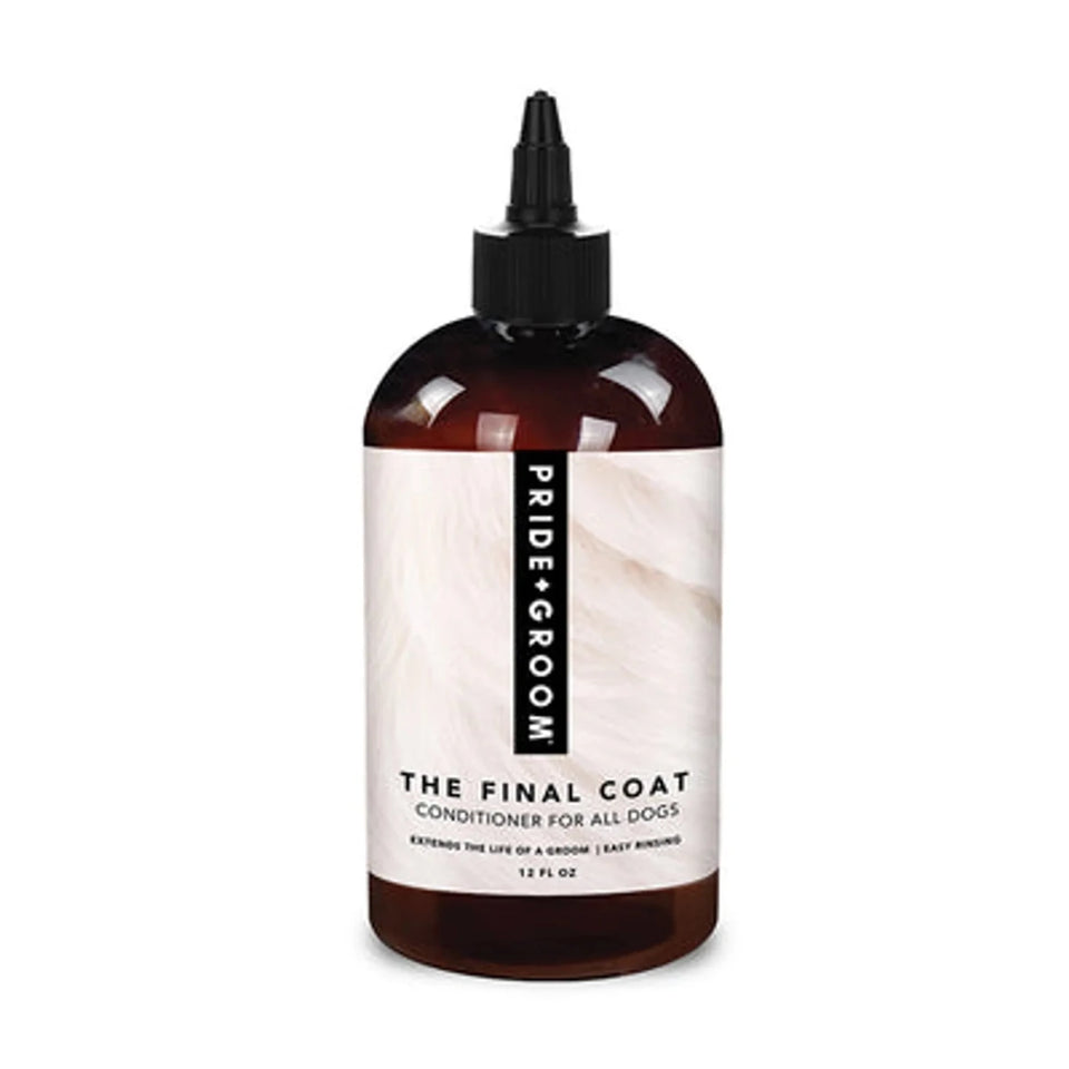 PRIDE+GROOM The Final Coat Dog Conditioner - All-Natural Detangling & Shine Formula - Pets Perfect