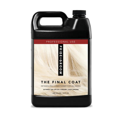 PRIDE+GROOM The Final Coat Dog Conditioner - All-Natural Detangling & Shine Formula - Pets Perfect