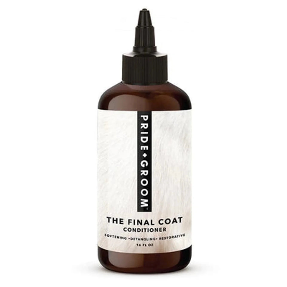 PRIDE+GROOM The Final Coat Dog Conditioner - All-Natural Detangling & Shine Formula - Pets Perfect