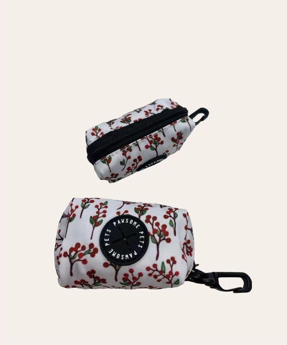 WASTE BAG HOLDER - RED FLORAL - Pets Perfect