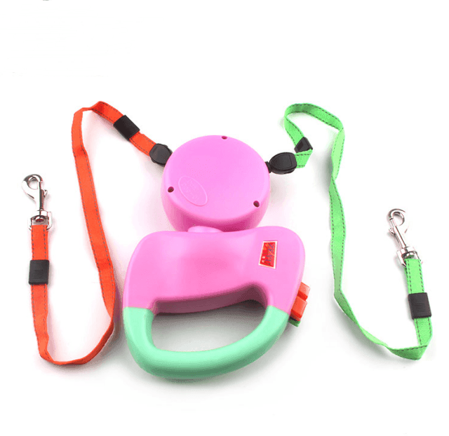 Ultimate Freedom Retractable Dual Pet Dog Walking Leash - Pets Perfect
