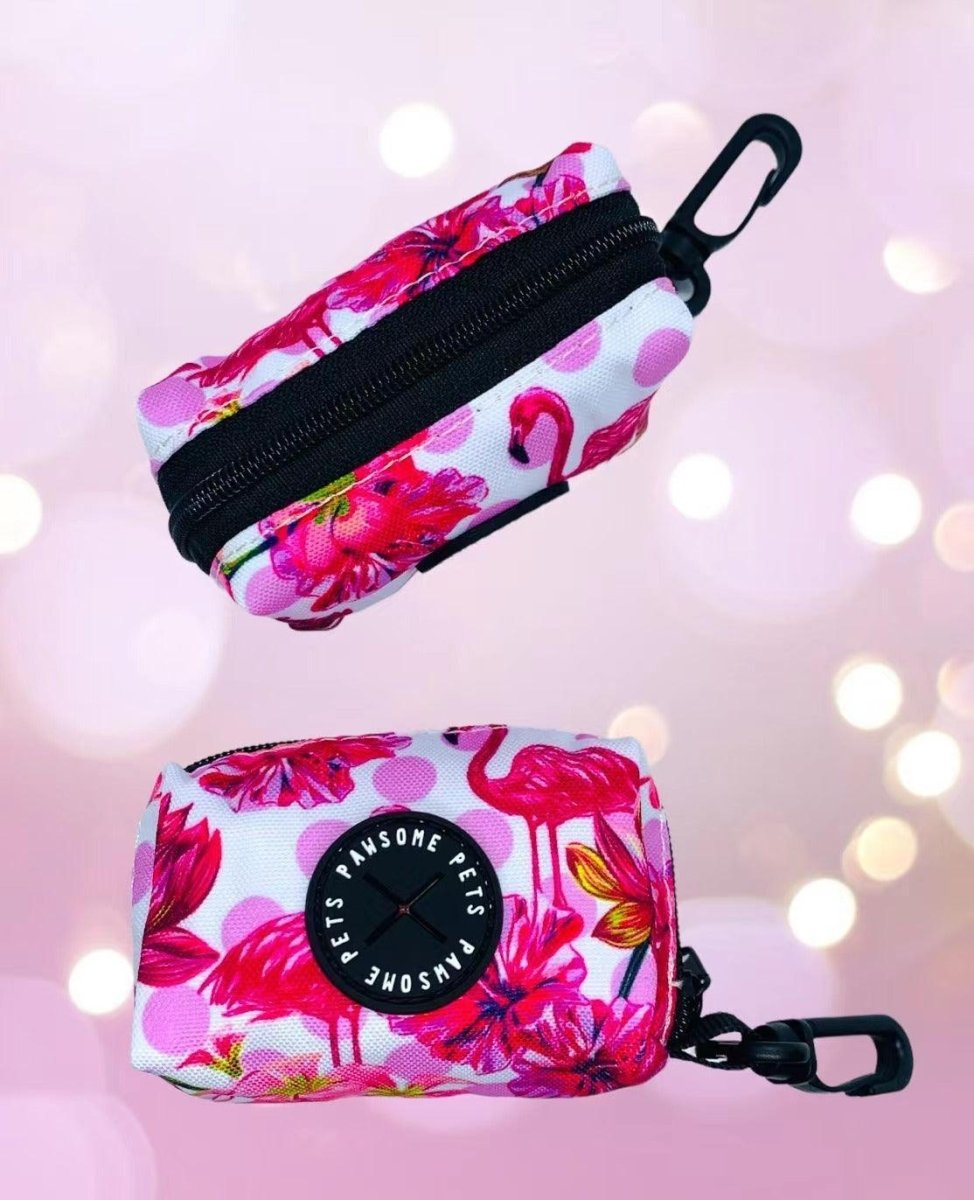 WASTE BAG HOLDER - HAWAII FLAMINGO - Pets Perfect