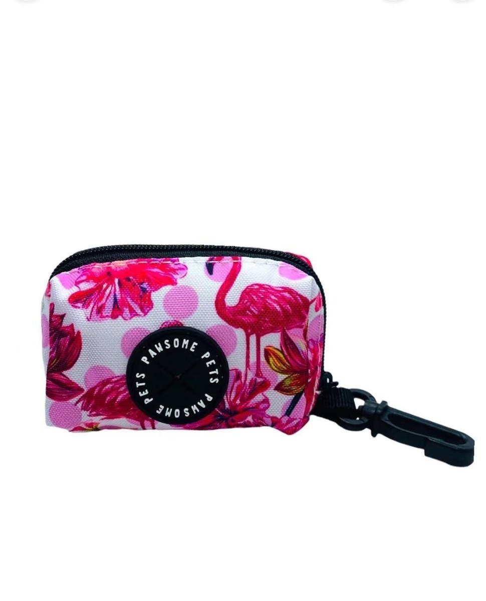 WASTE BAG HOLDER - HAWAII FLAMINGO - Pets Perfect