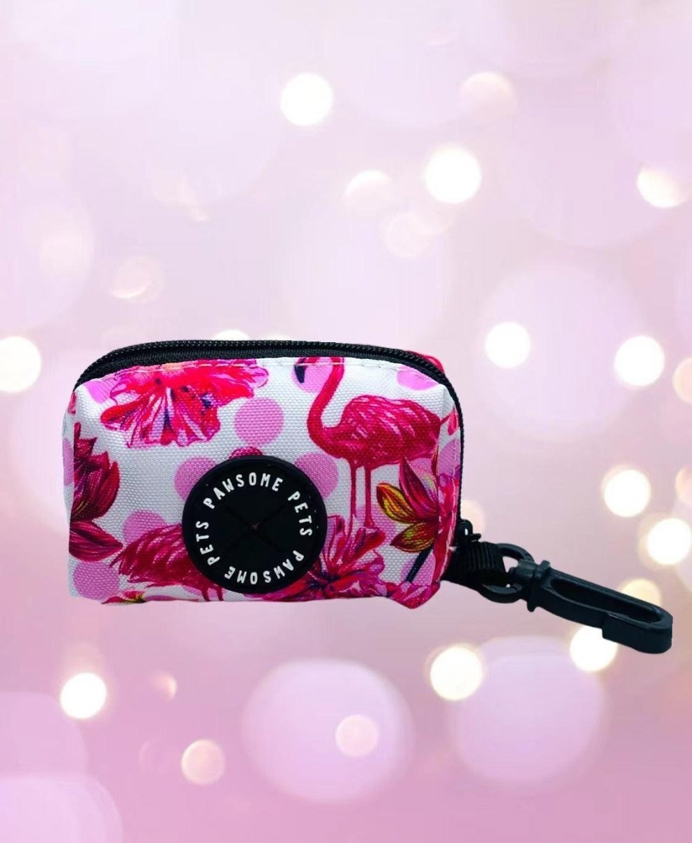 WASTE BAG HOLDER - HAWAII FLAMINGO - Pets Perfect