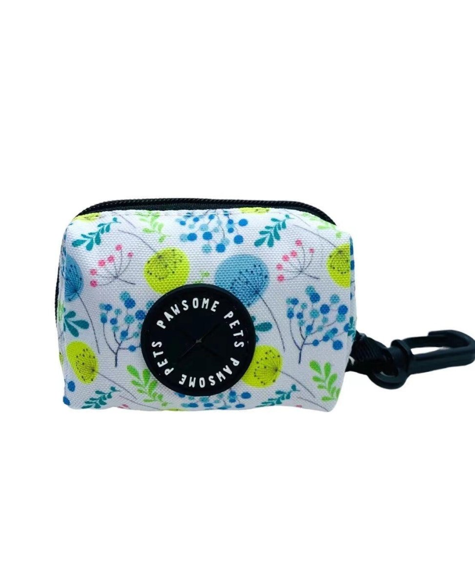 WASTE BAG HOLDER - SKY BLUE FLORAL - Pets Perfect