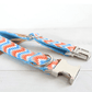 Patterned Dog Collar - Orange Blue Design - Pets Perfect