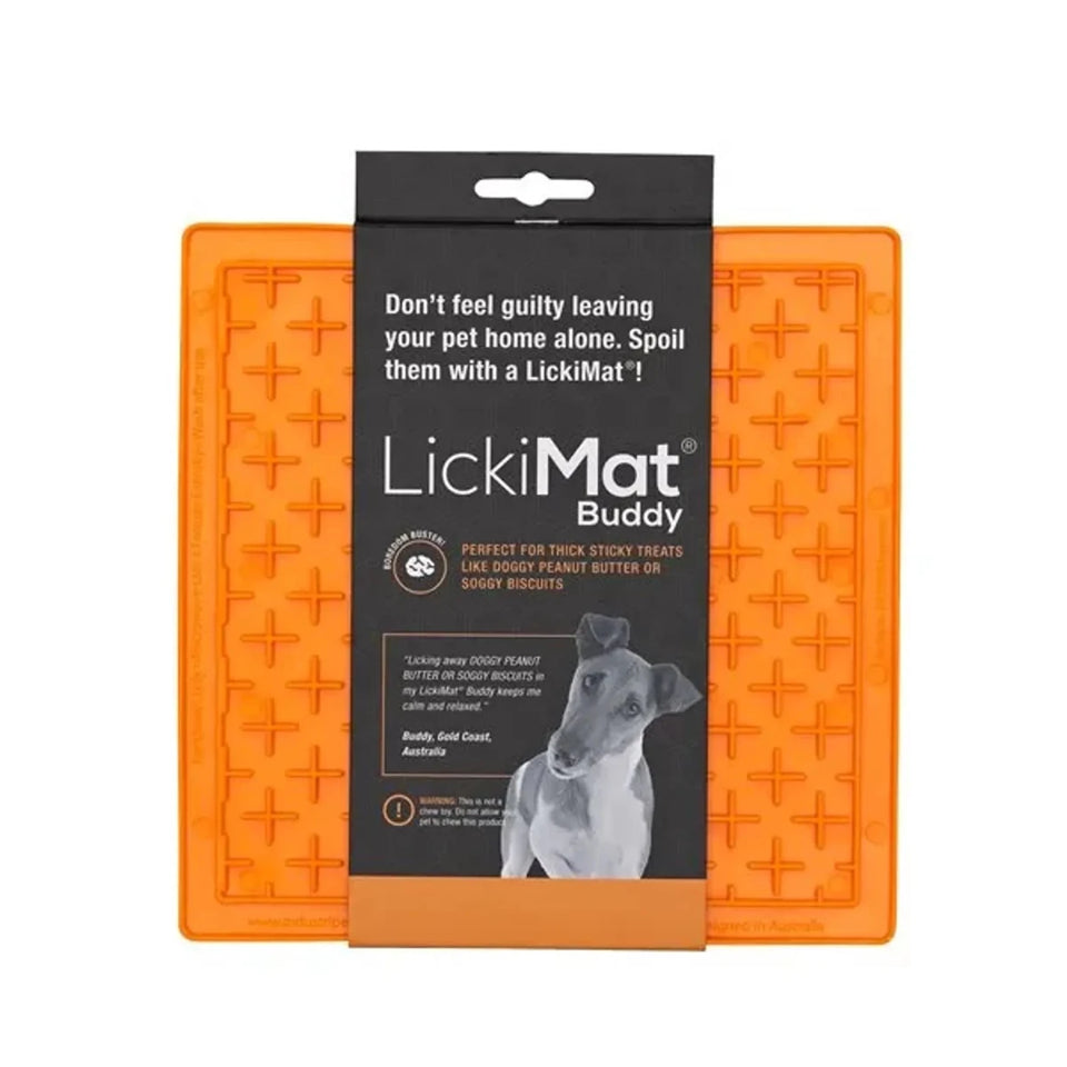 LickiMat Buddy Classic Lick Mat for Dogs 8 x 8 in - Pets Perfect